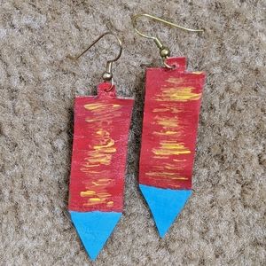 Upcycled earrings